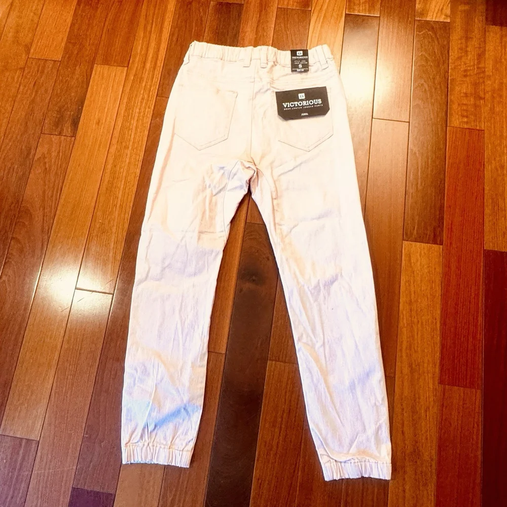 NWT Victorious Essential Joggers Men Size:S Cotton Pants Elastic Ankle/Waist